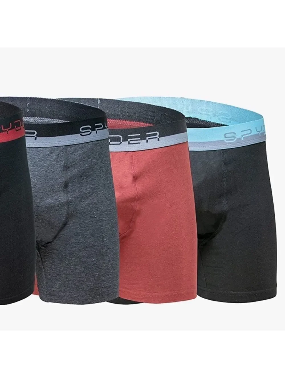 Spyder M Performance Boxer Briefs Polyester Spandex Lightweight Pack of 4